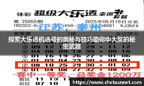 探索大乐透机选号的奥秘与技巧助你中大奖的秘密武器