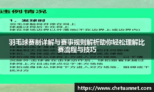 羽毛球赛制详解与赛事规则解析助你轻松理解比赛流程与技巧