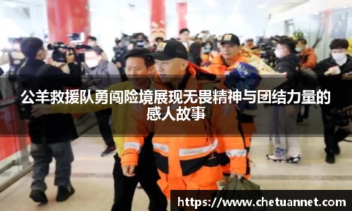 公羊救援队勇闯险境展现无畏精神与团结力量的感人故事